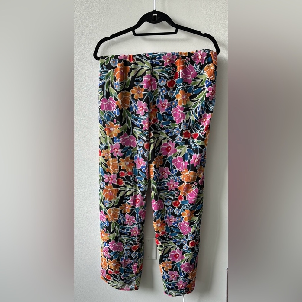 Floral Wide Leg Pants - MEDIUM - Picture 3 of 3